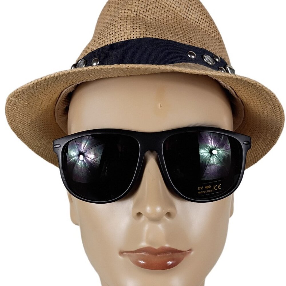 SHARKEYES  BLACK AVIATOR   SUNGLASSES  NSPORT2